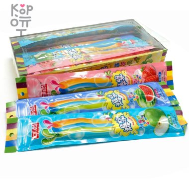 Жевательная резинка Baojiang сэндвич со вкусом Клубники, Ананаса и Арбуза — Корейские товары для всей семьи(КорОпт)