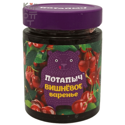 Варенье вишнёвое, Потапычъ, 280 г