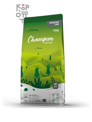 Сухой корм CRAFTIA CHAMPION NATURE SUPER для взрослых собак мелких и миниатюрных пород из лосося с мускатной тыквой 18кг.
