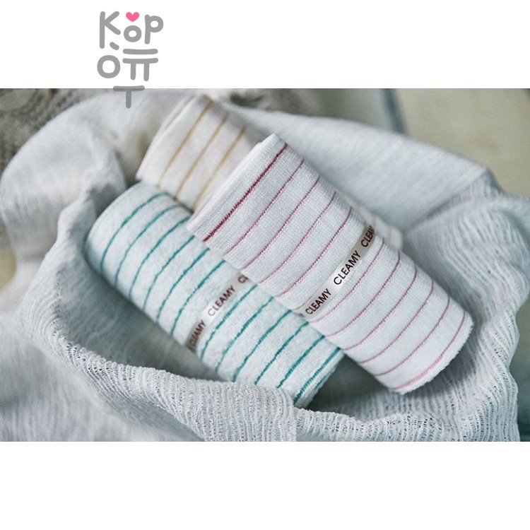 SUNG BO Салфетка для кухни универсальная №429 "Сotton Filled Dishcloth" - 30см×30см, хлопковая 2шт.