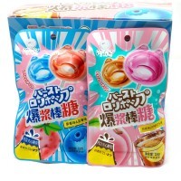 Леденец взрывашка Ruizijia Pop Lollipop Ассорти вкусов Клубника и Черника, и Белый Персик с лимонной Колой