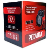 Электрическая тепловая пушка Ресанта ТЭПК-5000К