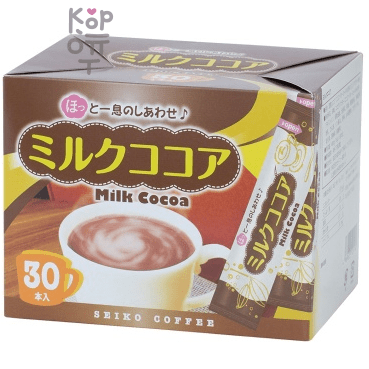 Seiko Coffee Milk Cocoa -  Какао растворимый с молоком  12гр.*30шт. 