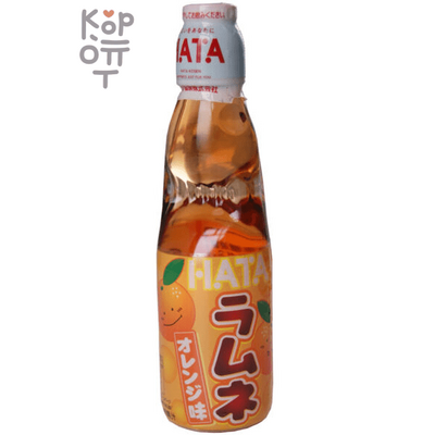 Hata Kosen Ramune Напиток безалкогольный газированный Рамуне со вкусом апельсина, 200 мл