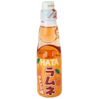 Hata Kosen Ramune Напиток безалкогольный газированный Рамуне со вкусом апельсина, 200 мл