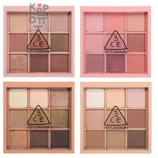 3CE Mood Recipe Multi Eye Color Palette - Многоцветная палитра теней для век 8,5гр.
