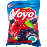 Yoyo Jelly Berry - Конфеты желейные с натуральным соком со вкусом ягодного микса, 80 г