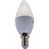 Светодиодная лампа Eurolux LL-E-C37-6W-230-2,7K-E14/свеча, 6Вт, теплый белый, Е14