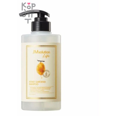 JMsolution Life Honey Gardenia Shampoo - Питательный шампунь для поврежденных волос с медом и гарденией 500мл.  