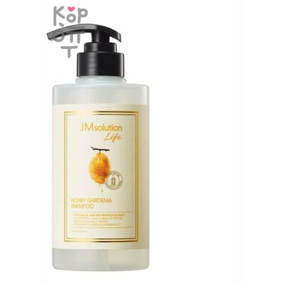 JMsolution Life Honey Gardenia Shampoo - Питательный шампунь для поврежденных волос с медом и гарденией 500мл.  