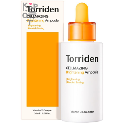 Torriden Cellmazing Brightening Ampoule - Осветляющая ампула для лица 30мл.
