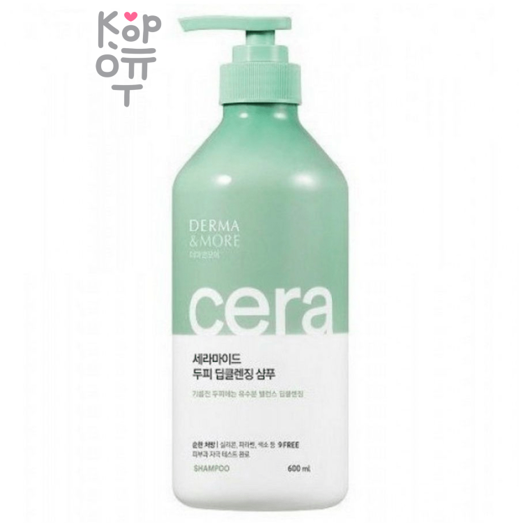 Derma & More Cera Soothing Shampoo - Шампунь для волос очищающий и освежающий 600 мл.