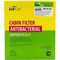 LIVCAR Cabin Air Filter LCT101/1828S - Салонный фильтр с антибактериальным составом для TOYOTA, антибактериальный