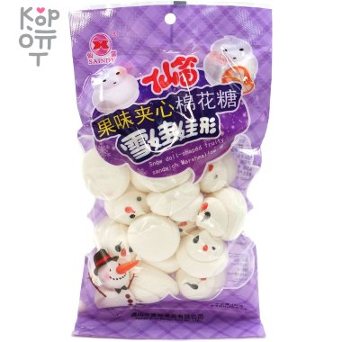 Зефир Saindy Снеговики, 150гр. &mdash; Корейские товары для всей семьи(КорОпт)