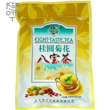 Чай БаБао травяной с Хризантемой, финикиком и лилией, 240гр. — Корейские товары для всей семьи(КорОпт)