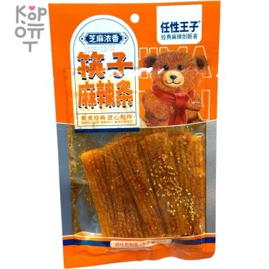 Снэк Про Медведей, Своенравный Принц, 72гр. - Пряный пшеничный снек, полоски — Корейские товары для всей семьи(КорОпт)