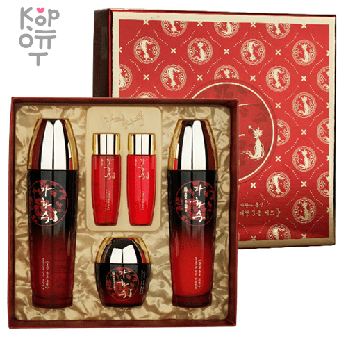 JaHwangSu Premium Red Ginseng - Набор для лица с экстрактом красного Женьшеня., купить с доставкой на дом фото 1 — Корейские товары для всей семьи(КорОпт)