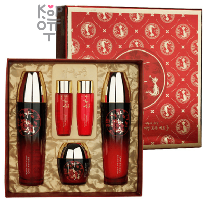 JaHwangSu Premium Red Ginseng - Набор для лица с экстрактом красного Женьшеня.