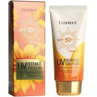 Deoproce UV Defence Sun Cream SPF 50+/PA+++ Солнцезащитный крем для лица и тела, 70 г
