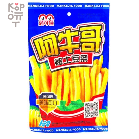Чипсы картофель фри Mankejia, 24гр., купить с доставкой на дом фото 1 — Корейские товары для всей семьи(КорОпт)