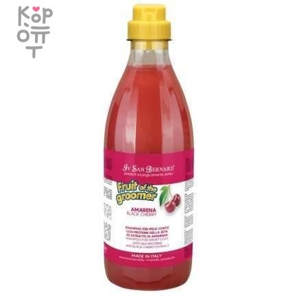 ISB Fruit of the Grommer Black Cherry Шампунь для короткой шерсти с протеинами шелка 500 мл, купить с доставкой на дом фото 1 — Корейские товары для всей семьи(КорОпт) ISB Fruit of the Grommer Black Cherry Шампунь для короткой шерсти с протеинами шелка 500 мл, купить с доставкой на дом фото 1 — Корейские товары для всей семьи(КорОпт)
