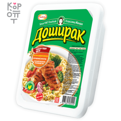 Доширак - Лапша быстрого приготовления со вкусом острой курицы 90гр.*24шт.  , купить с доставкой на дом фото 1 &mdash; Корейские товары для всей семьи(КорОпт)