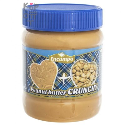 Encampa Peanut Butter Crunchy - Арахисовая паста с кусочками арахиса 340гр.