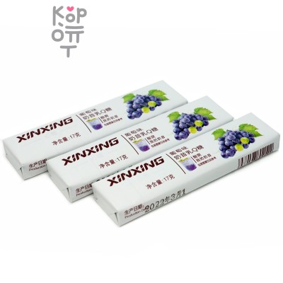 Конфеты жевательные Xinxing молочный коктейль со вкусом Винограда