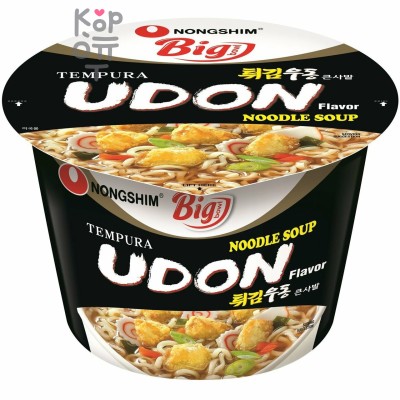 NONGSHIM Big Bowl Noodle Udon Flavour Лапша сублимированная, стакан, 111 г