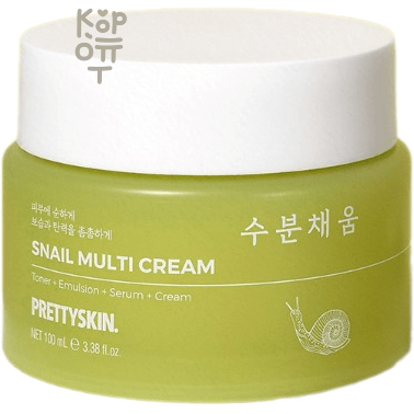 Pretty Skin Snail Multi Cream - Крем для лица с Муцином Улитки 100мл.