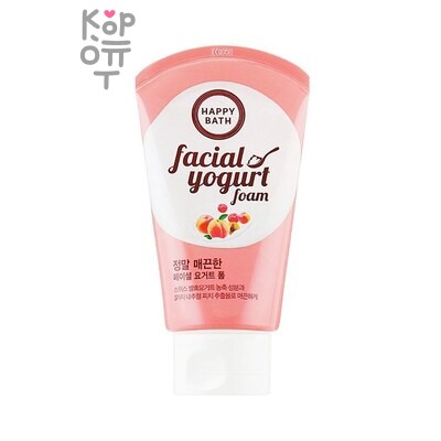 Happy Bath Facial Yogurt Foam - Йогуртовая пенка для умывания со злаками 250 мл