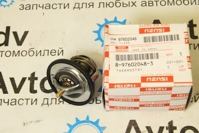 Термостат WV54IA-82 8-97602-048-0 6HE1 / 6HK1 / 6HH1 t-82 с прокладкой для ISUZU