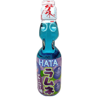 Hata Kosen Ramune Напиток безалкогольный газированный Рамуне со вкусом черники, 200 мл