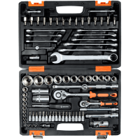 Вихрь Набор инструментов АВТО, 1/2", 1/4", CrV, в кейсе, 82 предмета