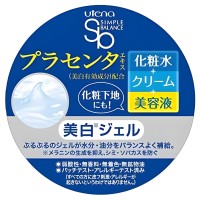 UTENA Simple Balance Увлажняющий гель для лица 3в1 с эффектом выравнивания цвета кожи, ​гиалуроновой кислотой и экстактом плаценты, 100гр.​