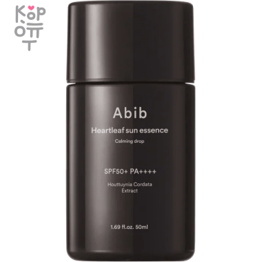ABIB Sun Essence Calming Heartleaf Drop SPF50+ PA++++ - Солнцезащитная эссенция для лица с экстрактом Хауттюйнии 50мл. — Корейские товары для всей семьи(КорОпт)