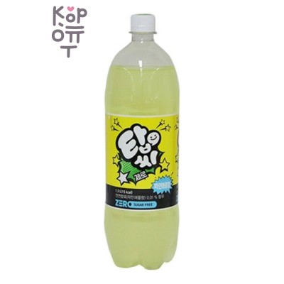Ilhwa TopCi Zero Pineapple — Напиток газированный без сахара, вкус ананаса, 1,5 л