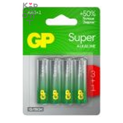 Эл. пит. GP super 15A3/1-2CR4 AA G-TECH, шт