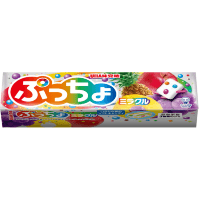 UHA Puchao Fruits Flavored Soft Candy - Жевательные конфеты с фруктовыми вкусами, 50гр.