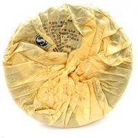 Чай King Royal Cake Pu'er Tea Юньнаньский крупнолистовой высушенный на солнце зеленый чай Пуэр 2006 год, 357гр.