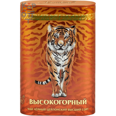 Чай черный крупнолистовой Высокогорный Тигр, Bonton, 100гр.