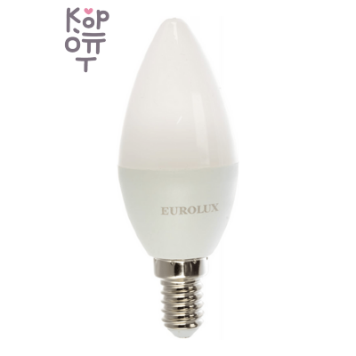 Eurolux LL-E-C37-5W-230-4K-E14 - Светодиодная лампа, свеча, 5 Вт, нейтральный, Е14