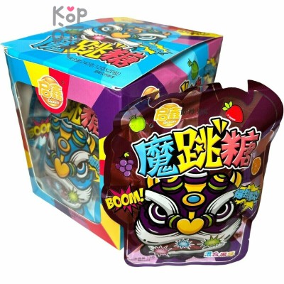 Конфеты Шипучка Popping Candy Mix Flavor - Шипучка - взрывашка "Дракоша" со вкусами фруктов и напитков + переводилка