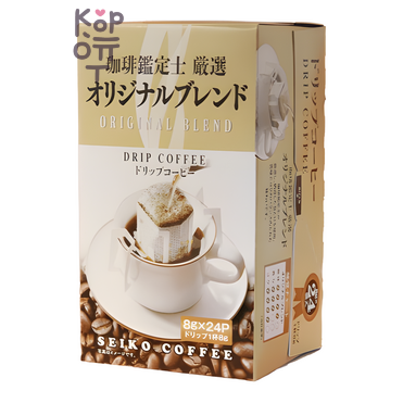 Seiko Coffee Original blend - Кофе молотый в дрип-пакетах ORIGINAL, 24п, 8гр.