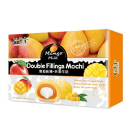 Bamboo House Double Filling Mochi  - Японское рисовое пирожное Моти "Манго с молоком" 180гр.