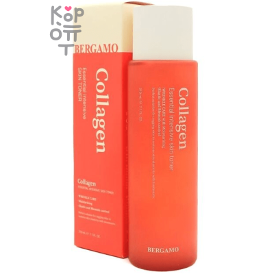 Bergamo Collagen Essential Toner - Тонер для лица с Коллагеном 210мл.