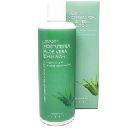 Jigott Moisture Real Aloe Vera Emulsion - Увлажняющая эмульсия с экстрактом алое вера 300мл.