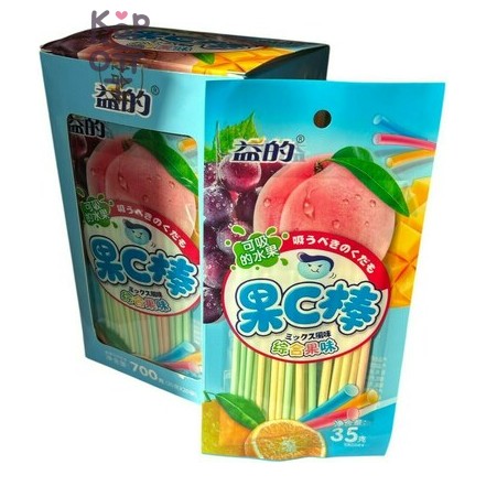 Конфеты Magic Color Stick Candy "Обжорка" Йогуртовые трубочки с фруктовым вкусом