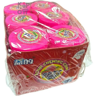 Жевательная резинка Sour Chewing Gum - Кислая клубника