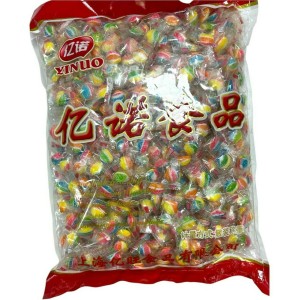 Карамель Yinuo Candy радужная, 2,5кг
